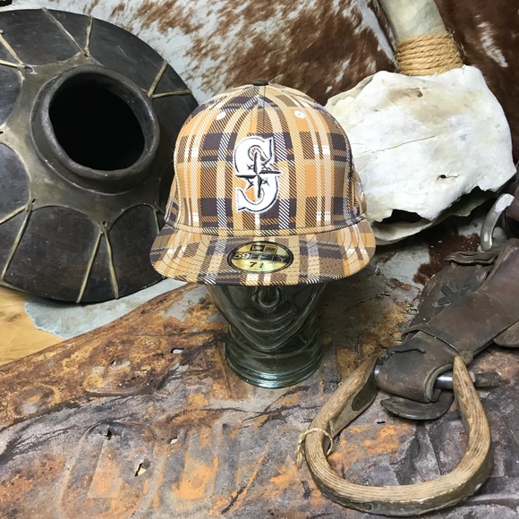 New Era Other - Seattle Mariner New Era Plaid Fit Hat Size 7 3/4